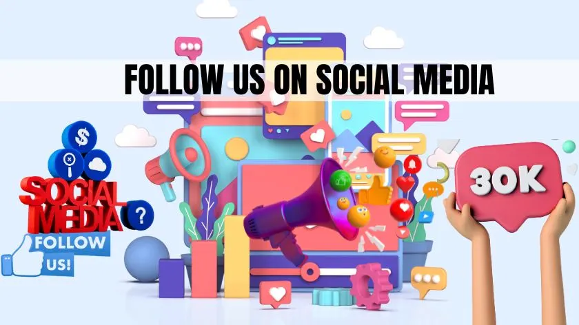 FOLLOW US ON SOCIAL MEDIA